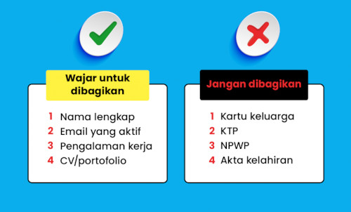 Lindungi data pribadi saat melamar kerja Tips aman melamar pekerjaan